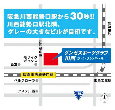 グンゼスポーツ 川西