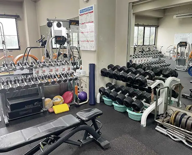 Life partner Arena（兵庫県立総合体育館） トレーニング室