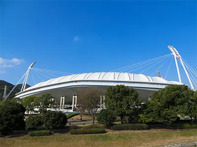 えがお健康スタジアム（熊本県民総合運動公園陸上競技場） 地下トレーニング室