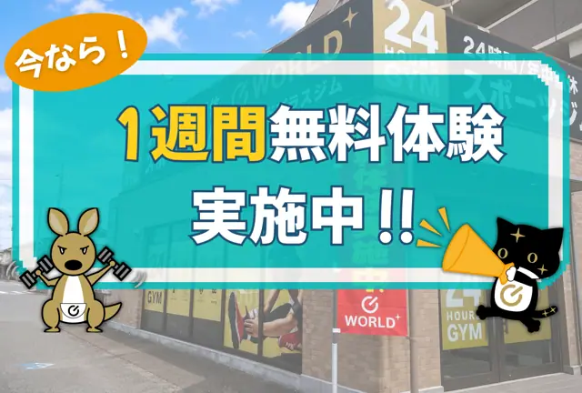 ワールドプラスジム 寝屋川点野店