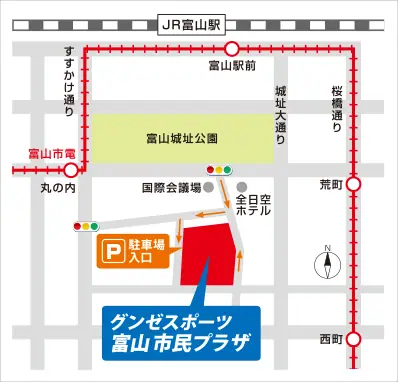 グンゼスポーツ 富山市民プラザ