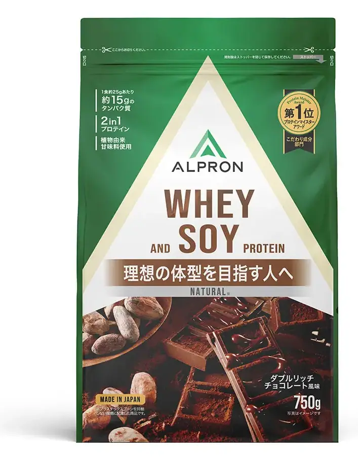 アルプロン ALPRON NATURAL WHEY＆SOY