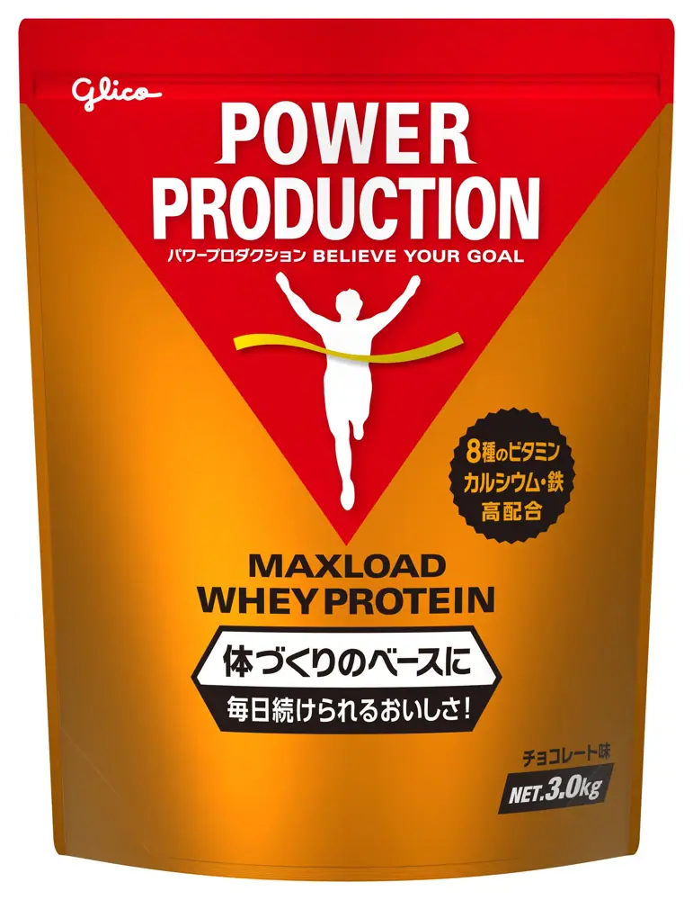 グリコ パワープロダクション マックスロードホエイプロテイン3.0kg