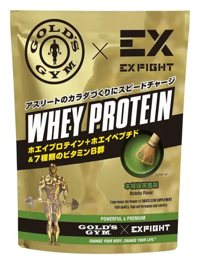 ゴールドジム ホエイプロテイン（EXFIGHTコラボ）