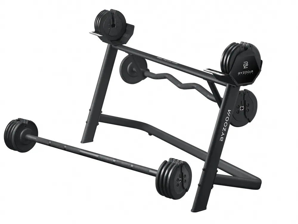 バイズーム フィットネス 可変式バーベルセット 80LB(36kg)