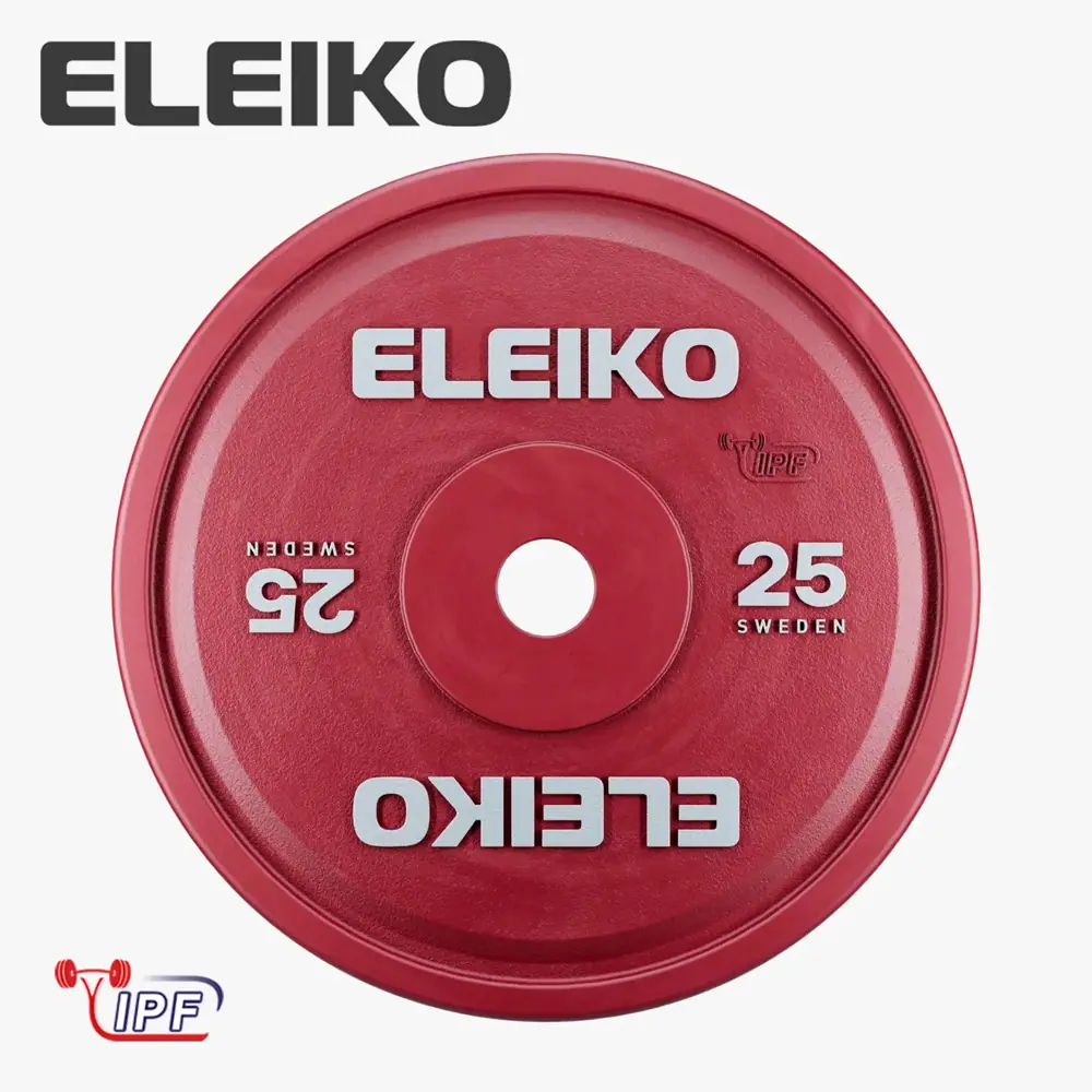 エレイコ ELEIKO 新型パワーリフティングコンペティションプレート IPF公認品