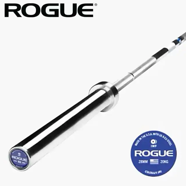 ローグ ROGUE 28MM IWFオリンピックウェイトリフティングバー ブライトジンク IWF公認品